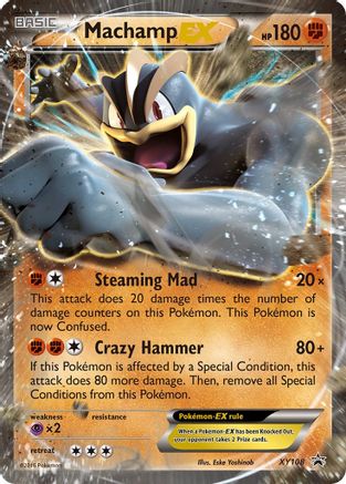 Machamp EX XY108/211 Holofoil [Promos: XY Promos] Pokemon Single Pokémon