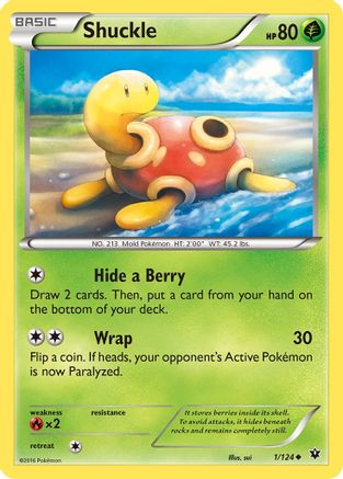 Shuckle (1/124) [XY: Fates Collide] Pokemon Single Pokémon