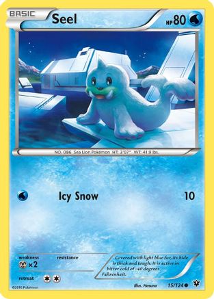 Seel (15/124) [XY: Fates Collide] Pokemon Single Pokémon