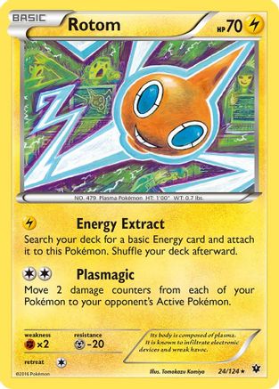 Rotom (24/124) [XY: Fates Collide] Pokemon Single Pokémon