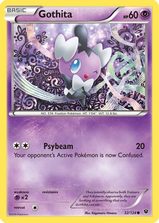 Gothita (32/124) [XY: Fates Collide] Pokemon Single Pokémon