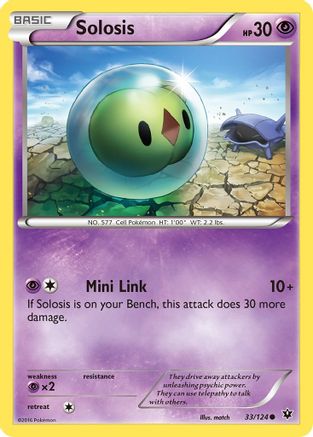 Solosis (33/124) [XY: Fates Collide] Pokemon Single Pokémon