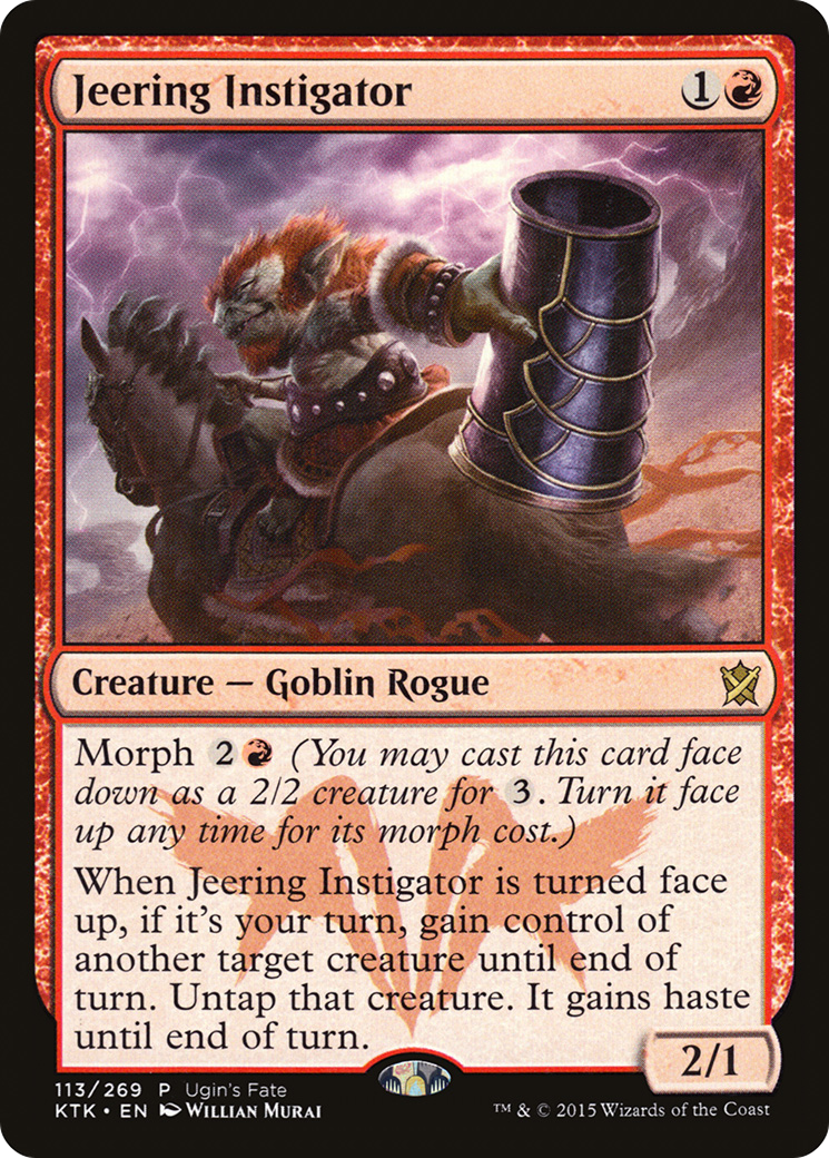 Jeering Instigator [Ugin's Fate] MTG Single Magic: The Gathering