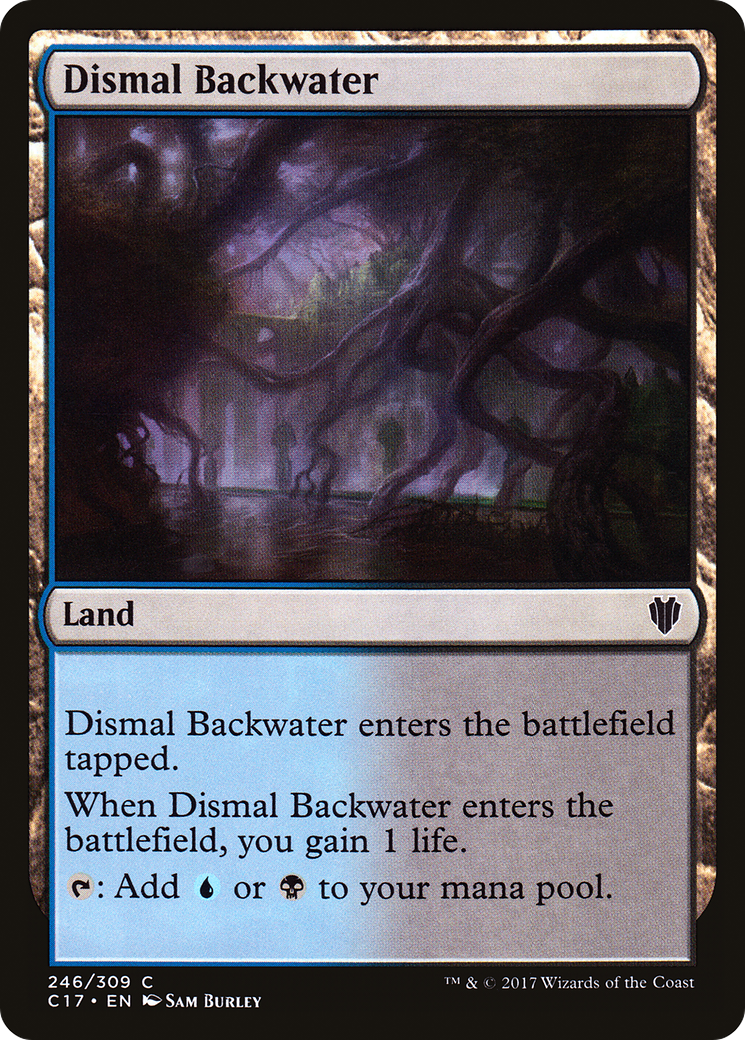 Dismal Backwater (C17-246) [Commander 2017] MTG Single Wizards of the Coast