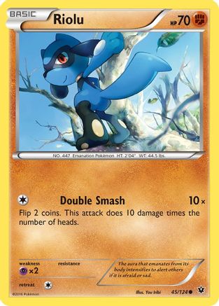 Riolu (45/124) [XY: Fates Collide] Pokemon Single Pokémon