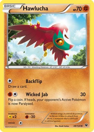Hawlucha (/124) [XY: Fates Collide] Pokemon Single Pokémon