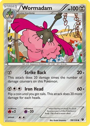 Wormadam (59) (/124) [XY: Fates Collide] Pokemon Single Pokémon