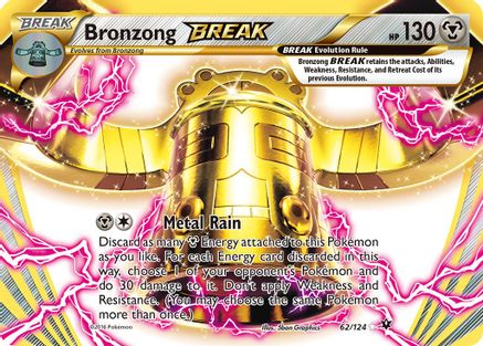 Bronzong BREAK (62/124) Holofoil [XY: Fates Collide] Pokemon Single Pokémon