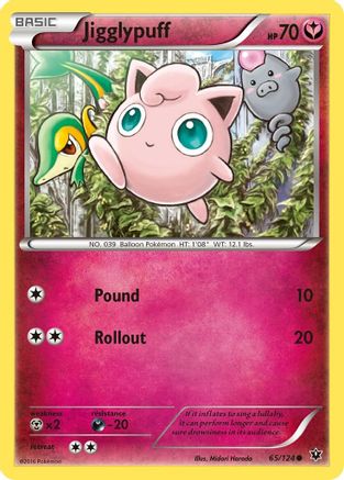Jigglypuff (65/124) [XY: Fates Collide] Pokemon Single Pokémon