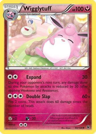 Wigglytuff (66/124) [XY: Fates Collide] Pokemon Single Pokémon