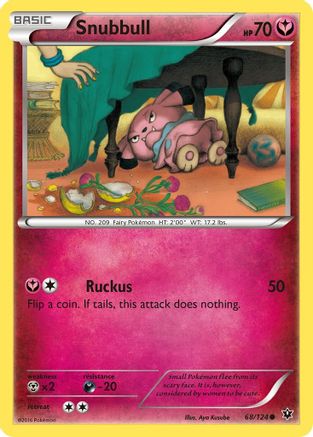 Snubbull (68/124) [XY: Fates Collide] Pokemon Single Pokémon