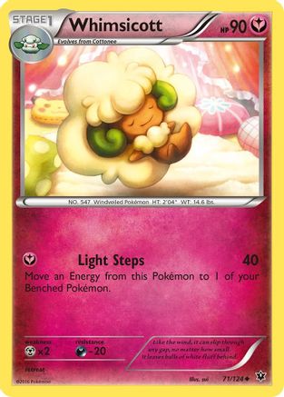 Whimsicott (71/124) [XY: Fates Collide] Pokemon Single Pokémon