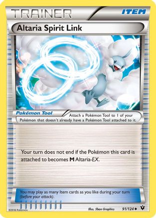 Altaria Spirit Link (91/124) Reverse Holofoil [XY: Fates Collide] Pokemon Single Pokémon