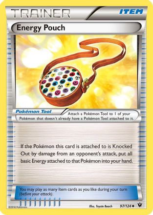 Energy Pouch (97/124) Reverse Holofoil [XY: Fates Collide] Pokemon Single Pokémon