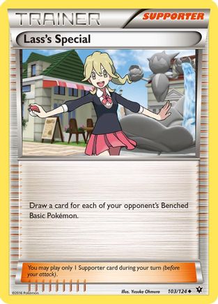 Lass's Special (/124) Reverse Holofoil [XY: Fates Collide] Pokemon Single Pokémon