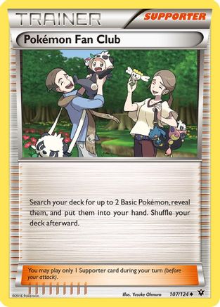 Pokemon Fan Club 107/124 [XY: Fates Collide] Pokemon Single Pokémon