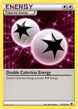 Double Colorless Energy (114/124) Reverse Holofoil [XY: Fates Collide] Pokemon Single Pokémon