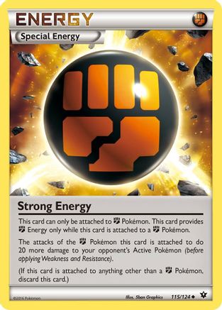 Strong Energy (115/124) Reverse Holofoil [XY: Fates Collide] Pokemon Single Pokémon