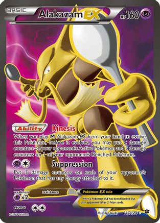 Alakazam EX (Full Art) (117/124) Holofoil [XY: Fates Collide] Pokemon Single Pokémon