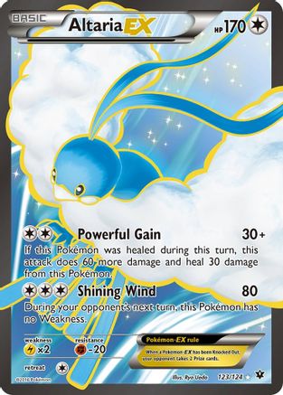 Altaria EX (Full Art) (123/124) - [XY: Fates Collide] Holofoil Pokemon Single Pokémon