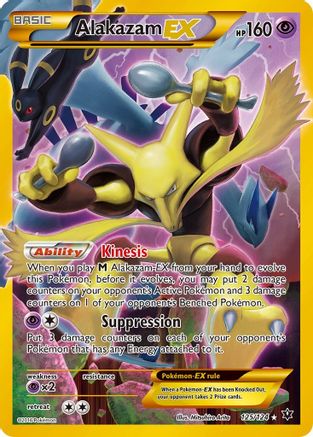 Alakazam EX (Secret) (125/124) - [XY: Fates Collide] Holofoil Pokemon Single Pokémon