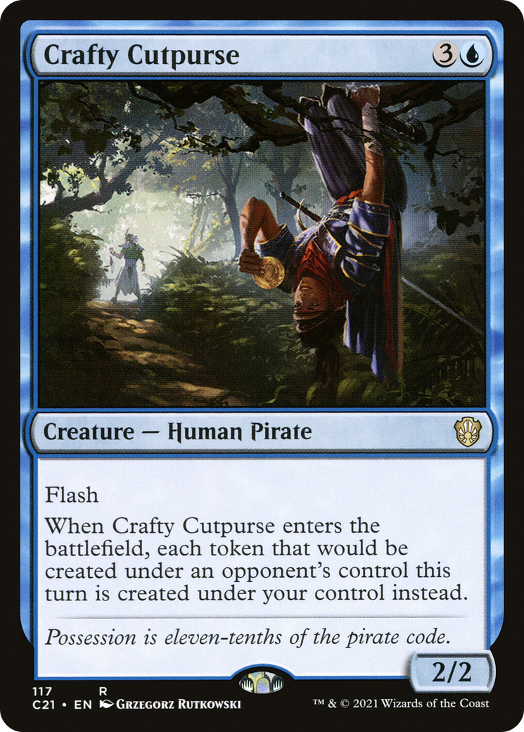Crafty Cutpurse (C21-117) [Commander 2021] MTG Single Wizards of the Coast