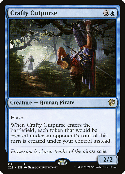 Crafty Cutpurse (C21-117) [Commander 2021] MTG Single Wizards of the Coast