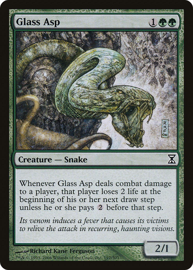 Glass Asp (TSP-197) [Time Spiral] MTG Single Wizards of the Coast