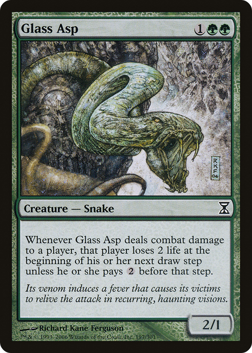 Glass Asp (TSP-197) [Time Spiral] MTG Single Wizards of the Coast