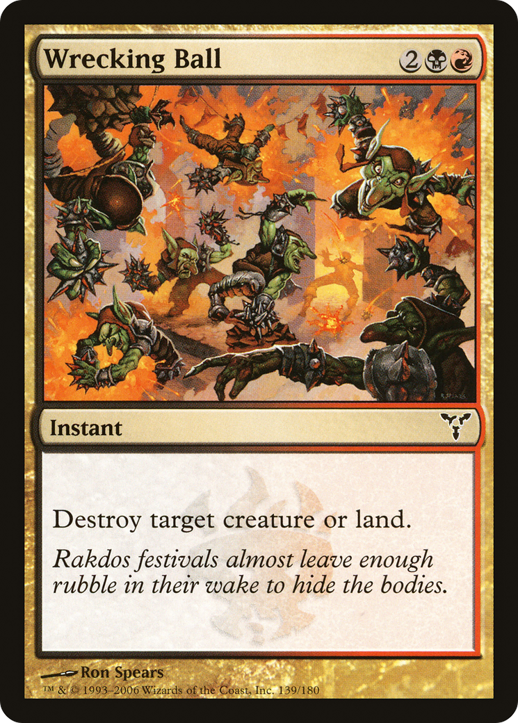 Wrecking Ball (DIS-139) [Dissension] MTG Single Wizards of the Coast
