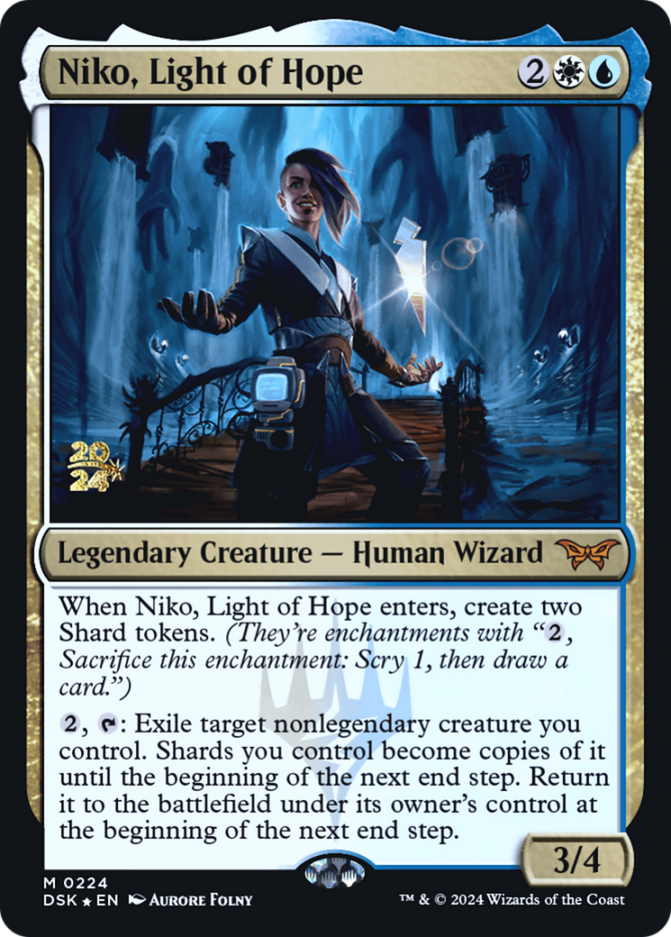 Niko, Light of Hope (PRE-224) [Duskmourn: House of Horror Promos] Foil MTG Single Wizards of the Coast