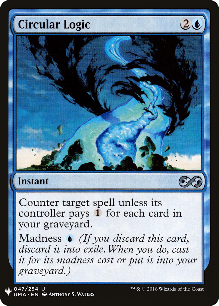 Circular Logic (LIST-UMA-47) [Mystery Booster] The List MTG Single Wizards of the Coast