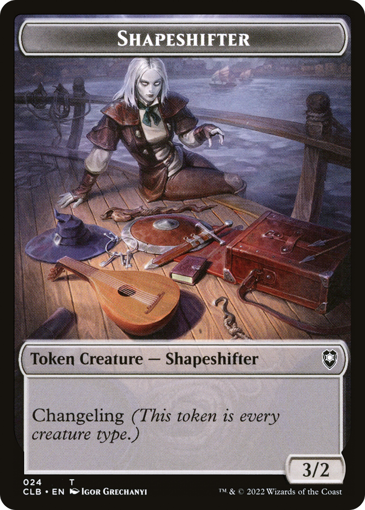 Shapeshifter (TCLB-024) [Tokens] Battle for Baldur's Gate Tokens MTG Single Wizards of the Coast