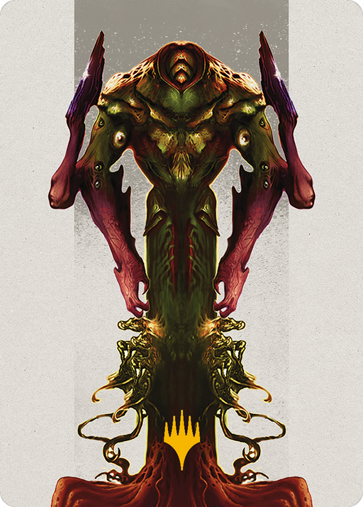 Kozilek, the Broken Reality Art Card (Gold-Stamped Planeswalker Symbol) [Art Series] Modern Horizons 3 MTG Single Magic: The Gathering