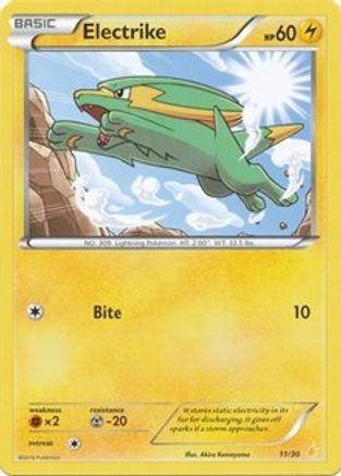 Electrike (11) () [XY: Trainer Kit Pikachu Libre & Suicune] Pokemon Single Pokémon