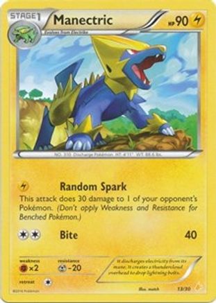 Manectric (22) () [XY: Trainer Kit Pikachu Libre & Suicune] Pokemon Single Pokémon