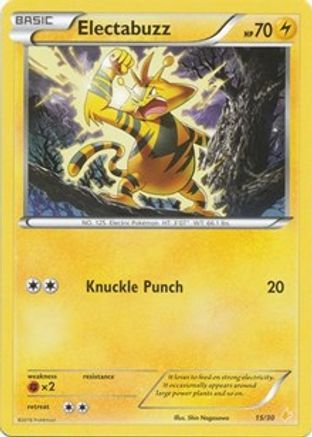 Electabuzz (15) () [XY: Trainer Kit Pikachu Libre & Suicune] Pokemon Single Pokémon