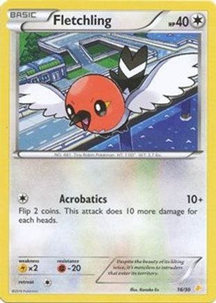 Fletchling () [XY: Trainer Kit Pikachu Libre & Suicune] Pokemon Single Pokémon