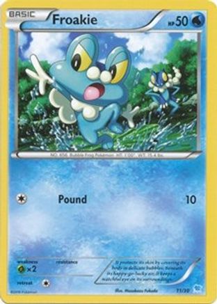 Froakie (11) () [XY: Trainer Kit Pikachu Libre & Suicune] Pokemon Single Pokémon