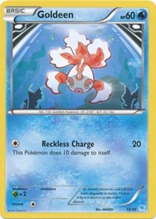 Goldeen (13) () [XY: Trainer Kit Pikachu Libre & Suicune] Pokemon Single Pokémon