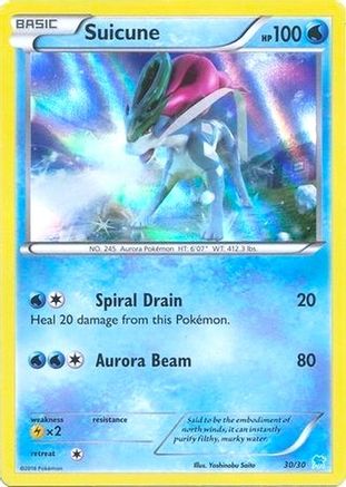 Suicune (30 - Holo) (30) Holofoil [XY: Trainer Kit Pikachu Libre & Suicune] Pokemon Single Pokémon