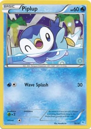 Piplup () [XY: Trainer Kit Pikachu Libre & Suicune] Pokemon Single Pokémon