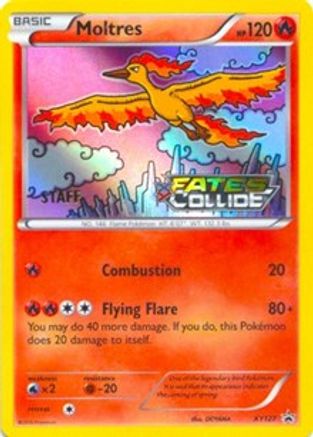Moltres - XY127 (Prerelease) [Staff] () Holofoil [Promos: XY Promos] Pokemon Single Pokémon