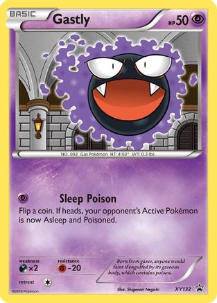 Gastly (XY132/211) Holofoil [Promos: XY Promos] Pokemon Single Pokémon
