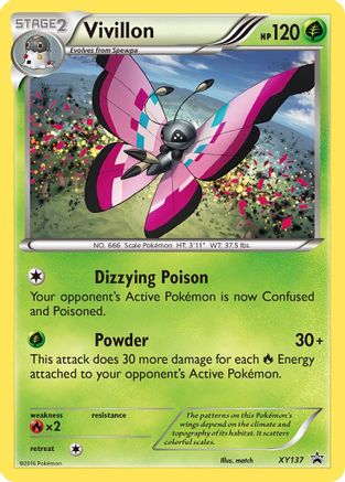Vivillon (/211) Holofoil [Promos: XY Promos] Pokemon Single Pokémon