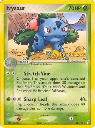 Ivysaur - 35/100 (Prerelease) () Holofoil [Promos: Nintendo Promos] Pokemon Single Pokémon