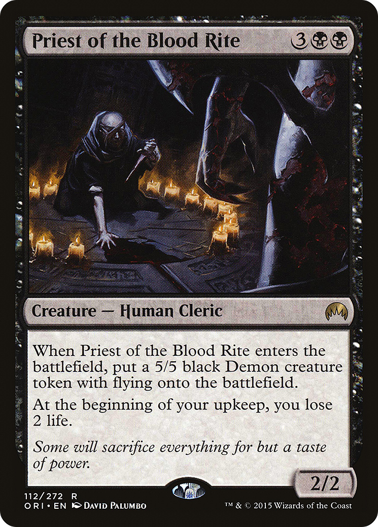 Priest of the Blood Rite (ORI-112) [Magic Origins] MTG Single Wizards of the Coast