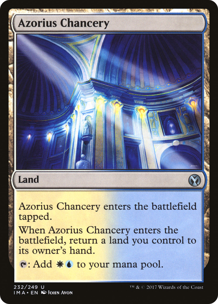 Azorius Chancery (IMA-232) [Iconic Masters] Foil MTG Single Wizards of the Coast