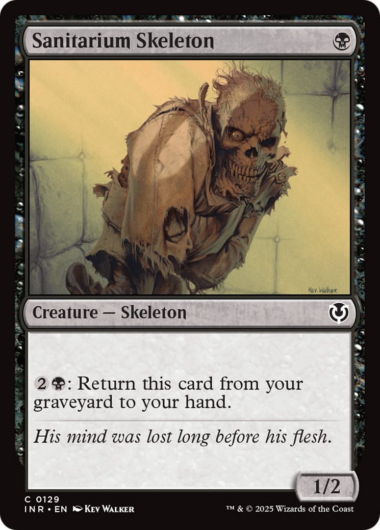 Sanitarium Skeleton (INR-129) [Innistrad Remastered] MTG Single Wizards of the Coast