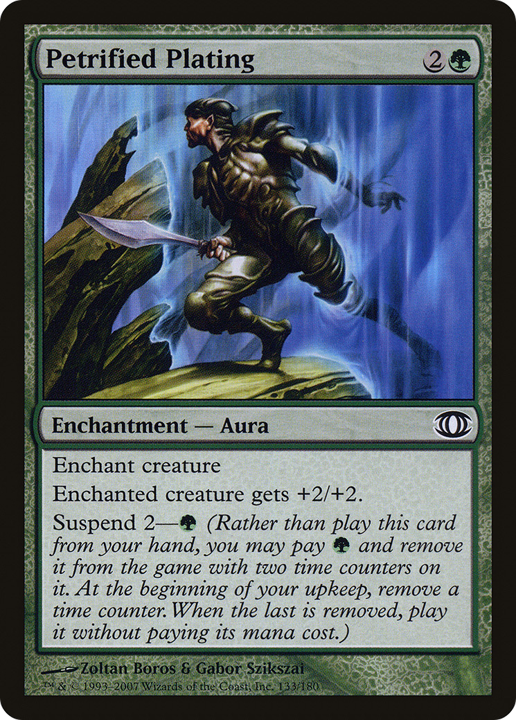 Petrified Plating (FUT-133) [Future Sight] Foil MTG Single Wizards of the Coast